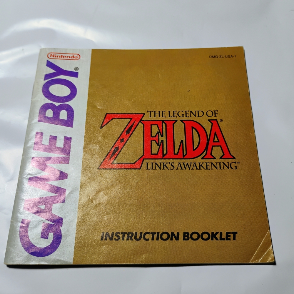 Nintendo Game Boy The Legend of Zelda: Link's Awakening Instruction Booklet